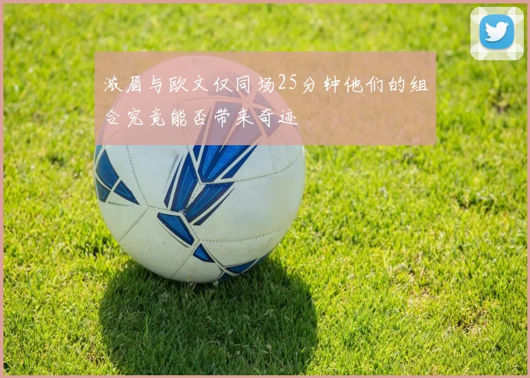 浓眉与欧文仅同场25分钟他们的组合究竟能否带来奇迹